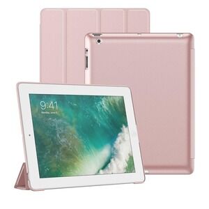 JETech Case for iPad 2 3 4 Smart Case Cover with Auto Sleep/Wake (Rose Gold)